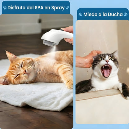 Cepillo vapor elimina pelo mascotas